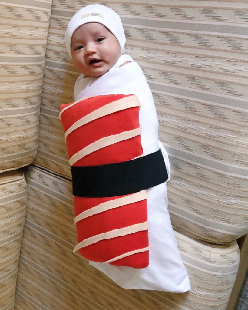 Sushi de bebê com um toque de fofura! 🍣