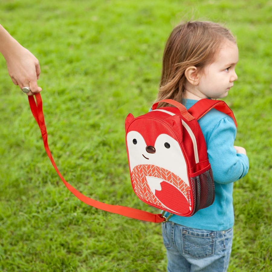 Mini Mochila Infantil com Alça de Segurança Zoo Raposa Skip Hop