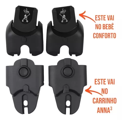 Adaptador Carrinho X bebê conforto (Maxi Cosi - Anna 3) Maxi Cosi