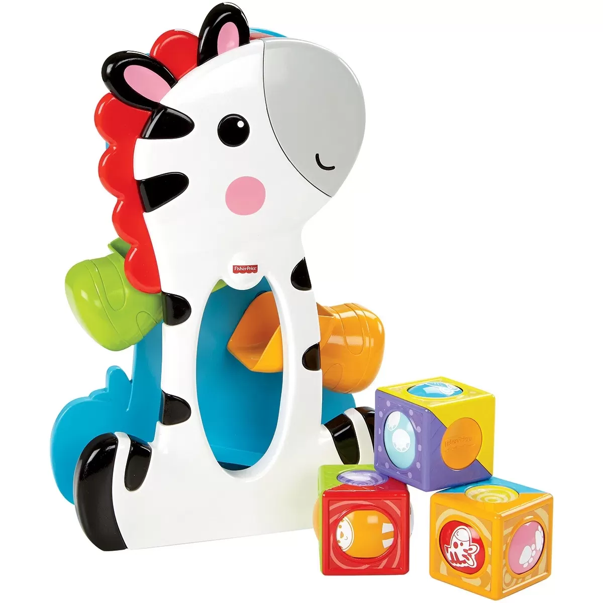 Zebra Com Blocos Surpresa Fisher Price