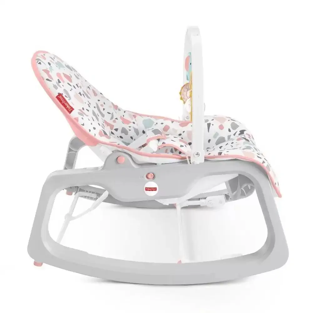 Cadeira De Descanso Bouncer Relaxante Rosa Fisher Price