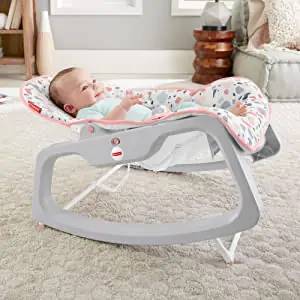 Cadeira De Descanso Bouncer Relaxante Rosa Fisher Price