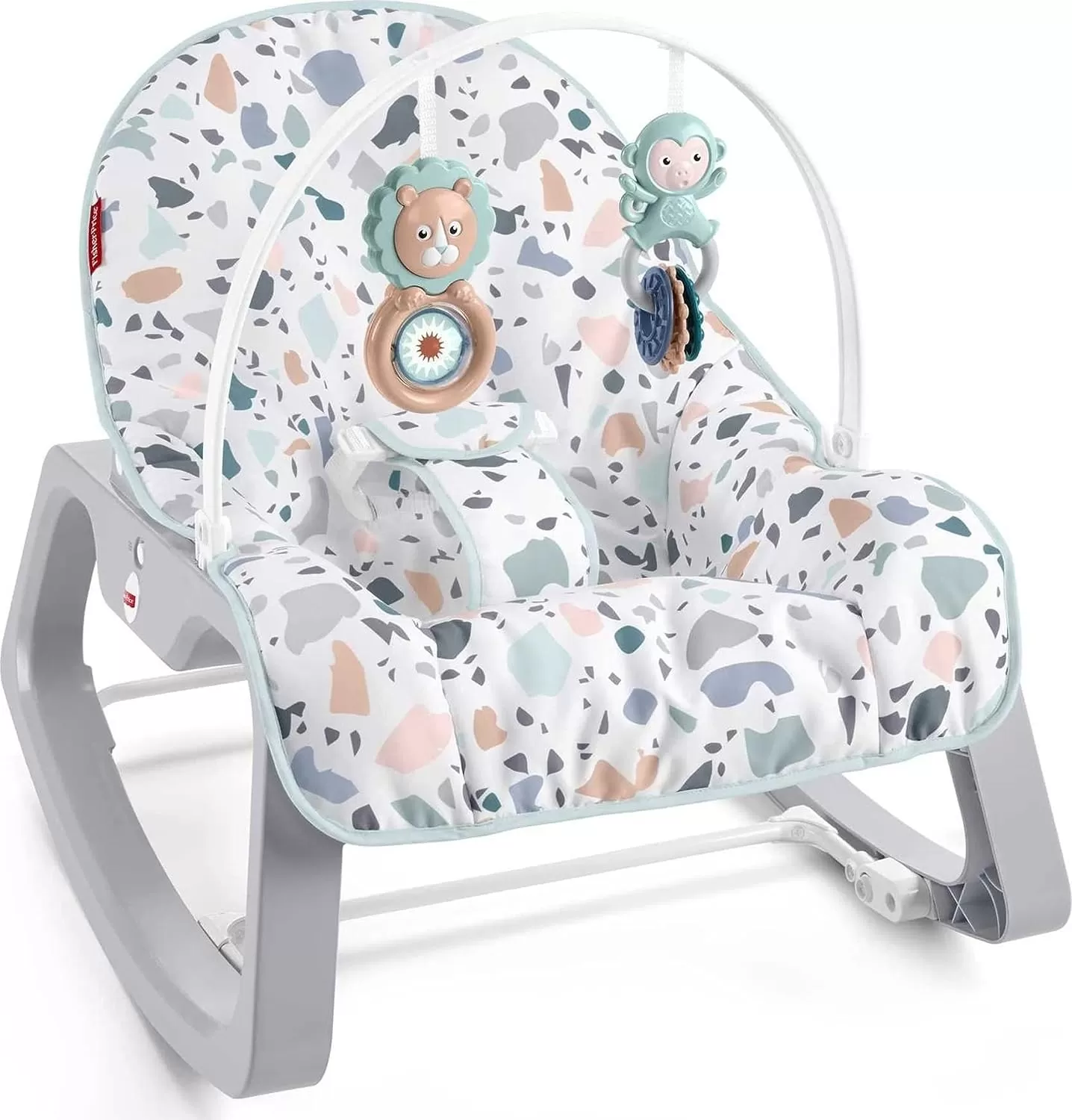 Cadeira De Descanso Bouncer Relaxante Cinza Fisher Price