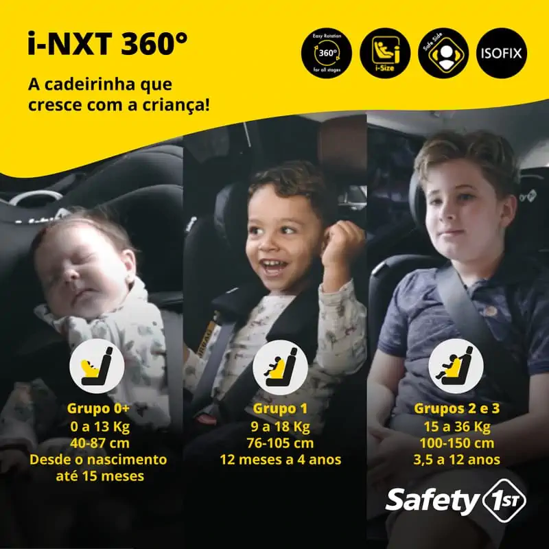 Cadeira para Carro i-Nxt 360 Safety 1st