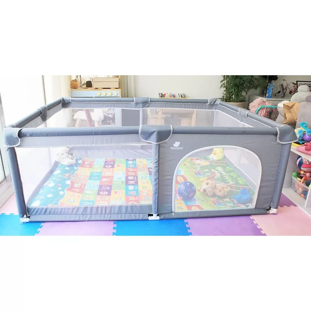 Cercado Playpen 120x180 Cinza Mastela