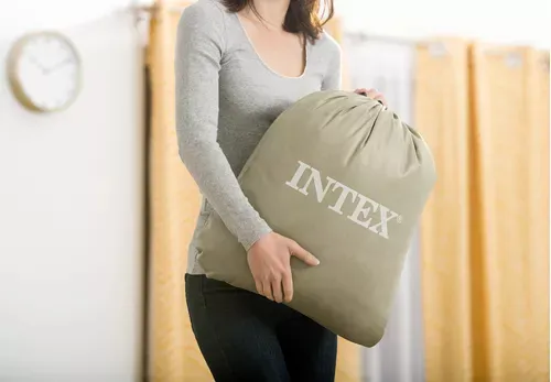 Colchão Inflável Cama Infantil Veludado Noite Feliz Intex