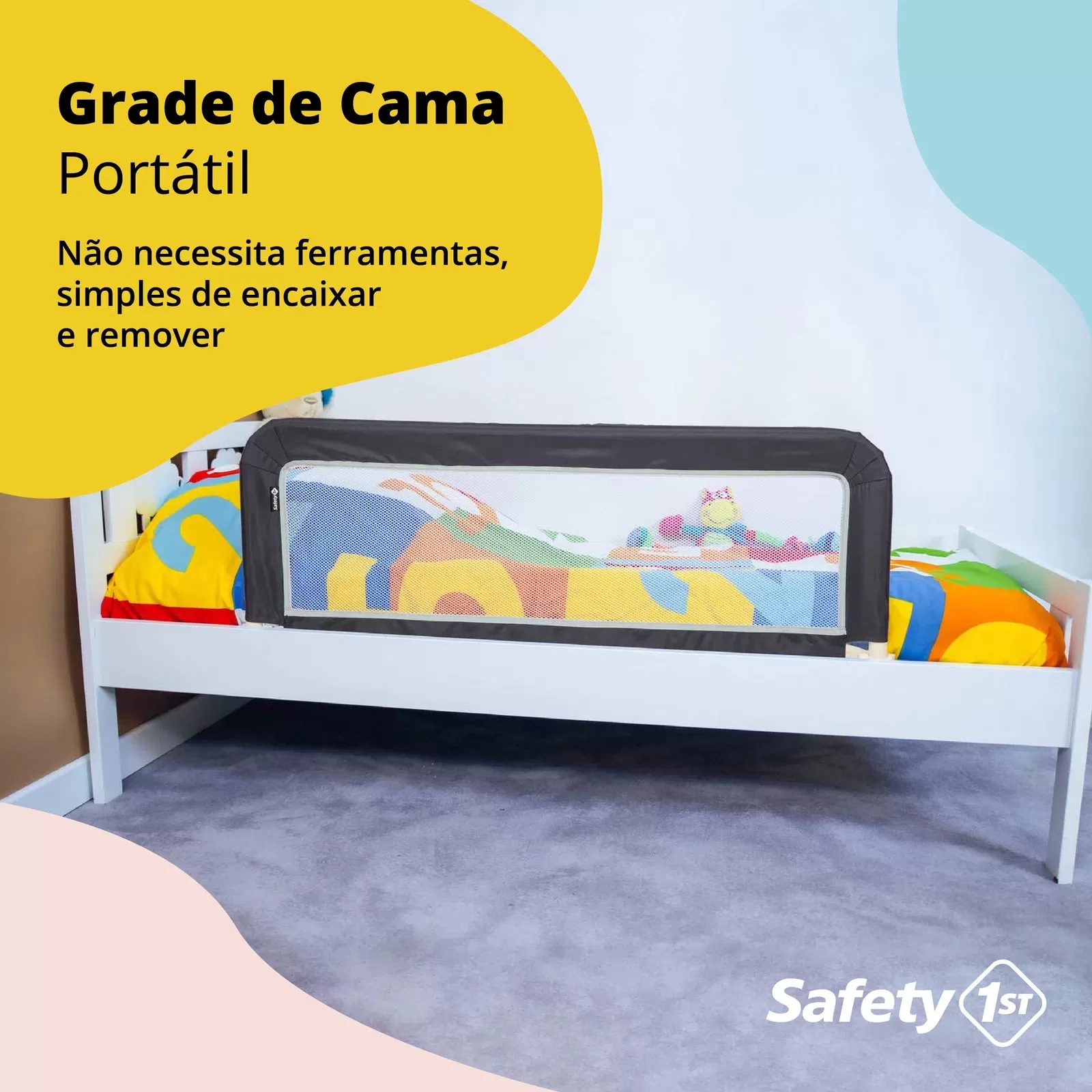 Grade de Proteção para Cama Grande Safety 1st