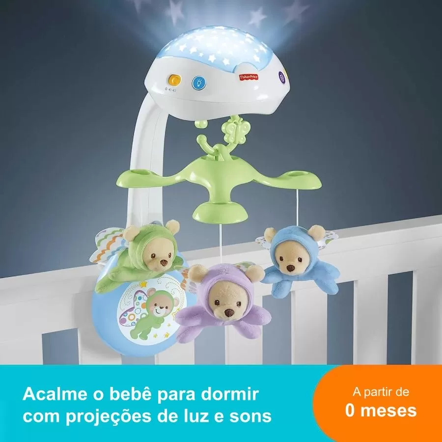 Móbile Ursinhos Fofinhos 3 em 1 Fisher Price