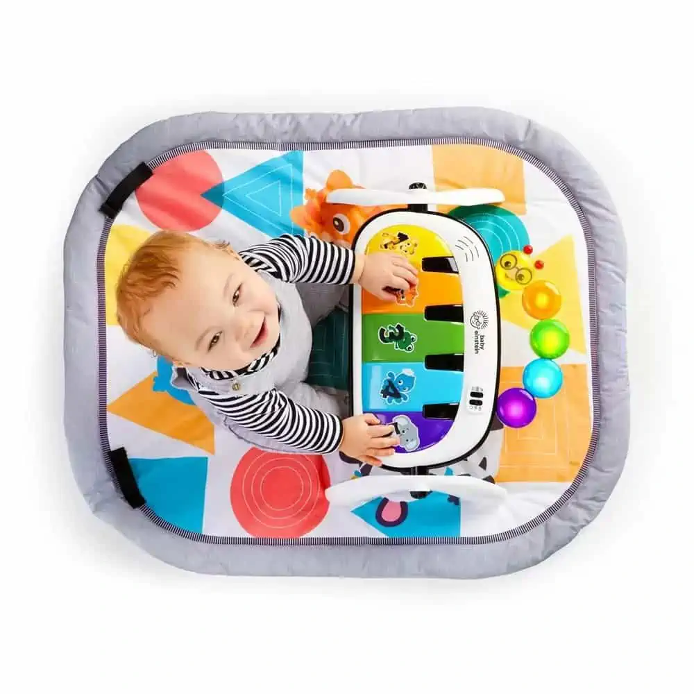 Tapete de Atividades 4-in-1 Kickin Tunes com Piano Musical Baby Einstein