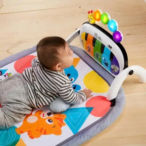 Tapete de Atividades 4-in-1 Kickin Tunes com Piano Musical Baby Einstein