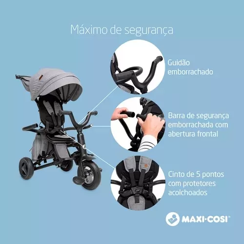 Triciclo Patroller Grey Luxe Maxi Cosi